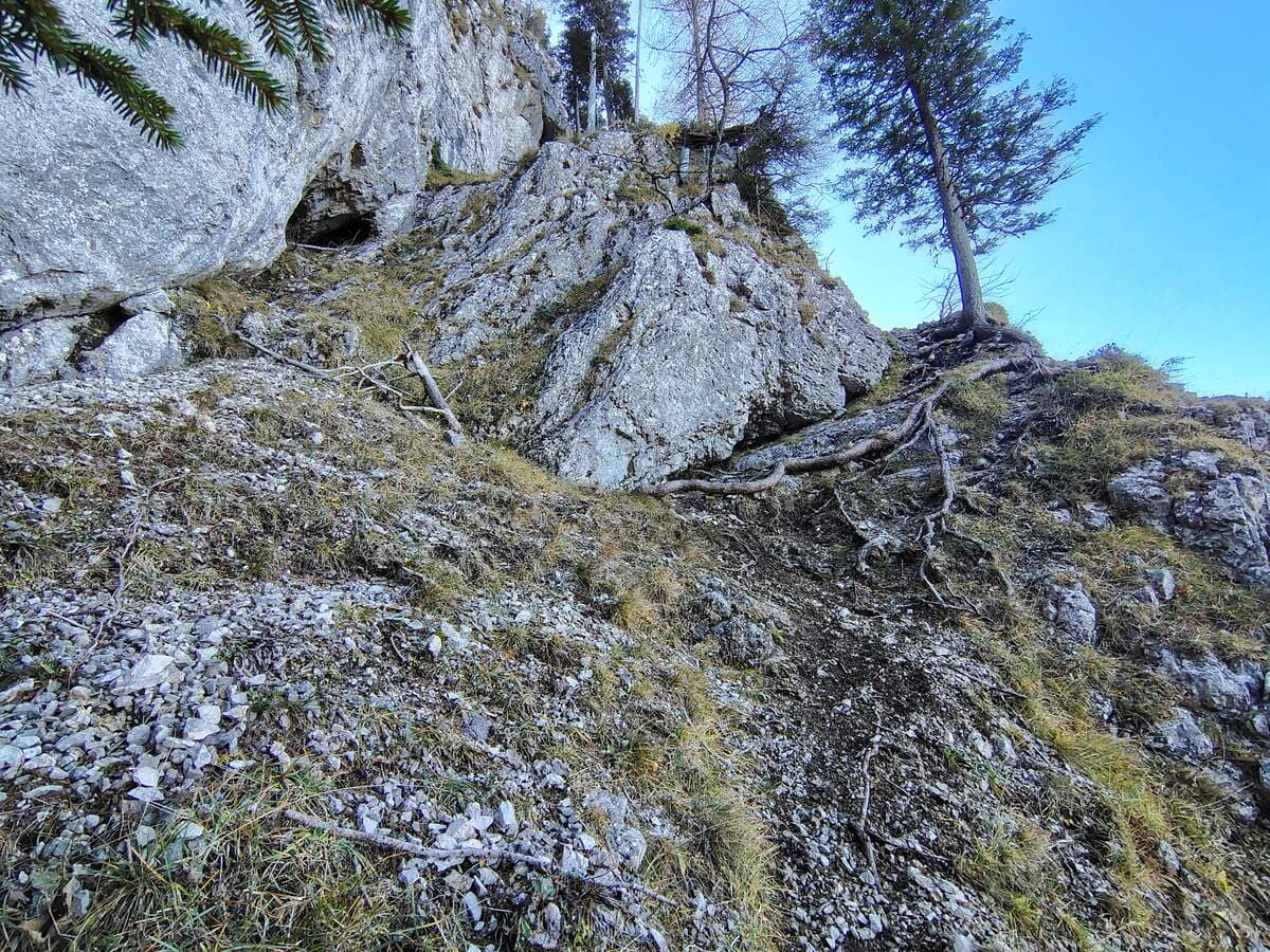 Verlauf, hier rechts weiter