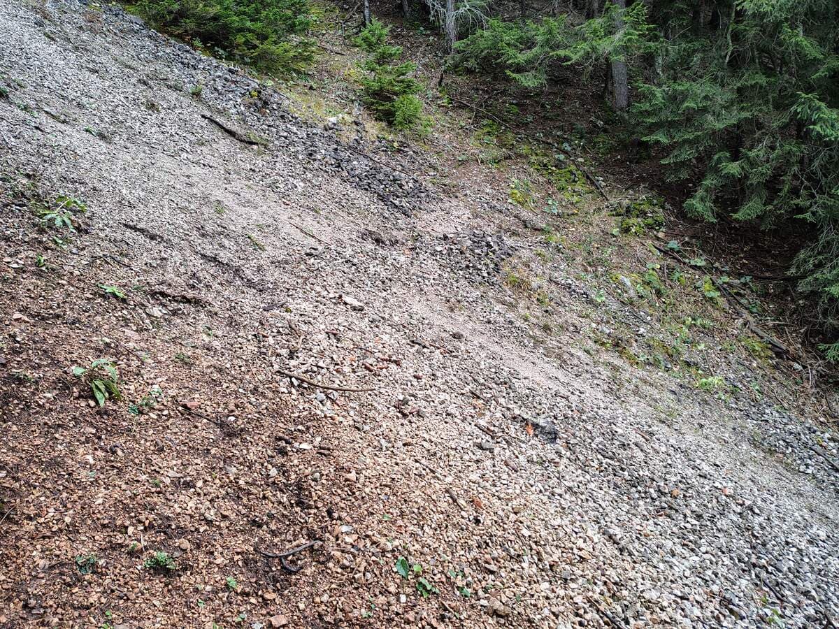 Noch ein Geröllfeld!