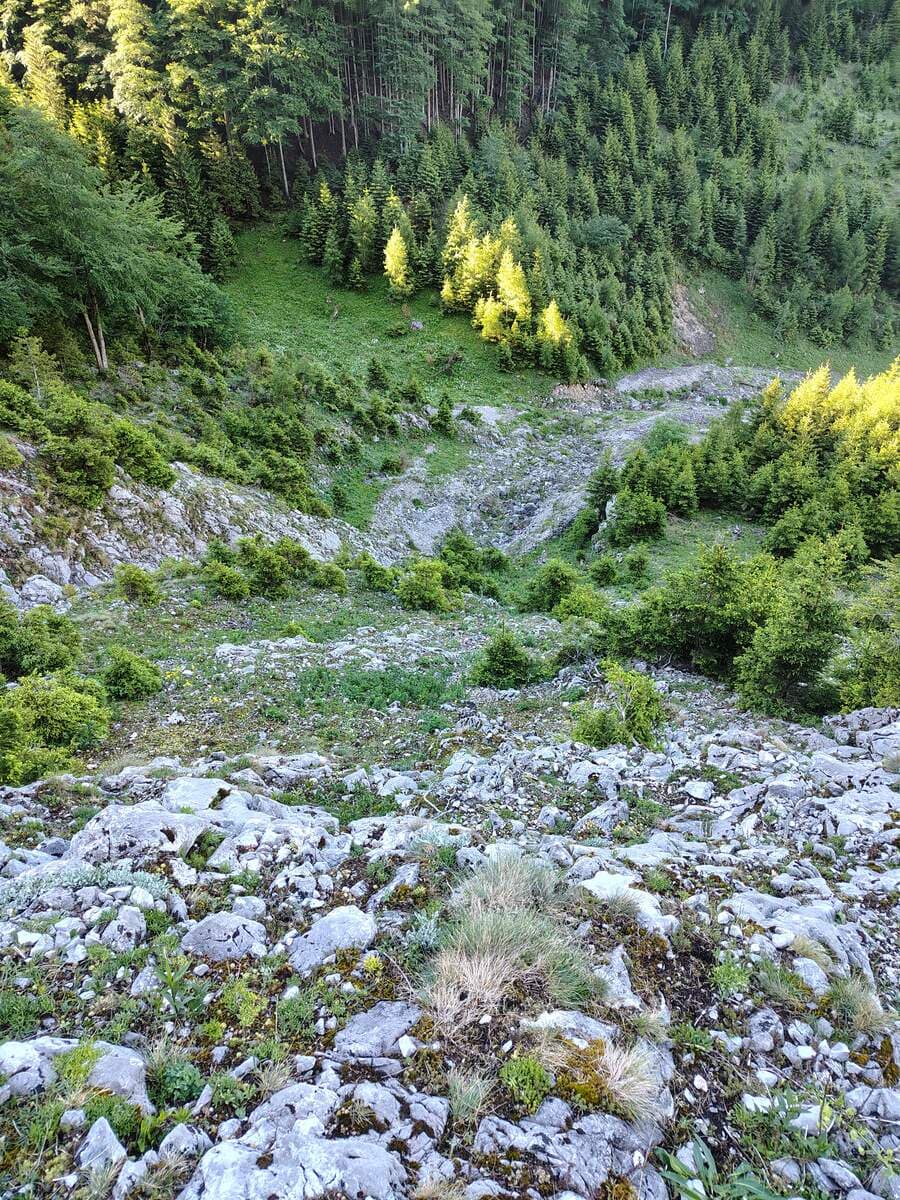 Rückblick zur Einstiegsstelle