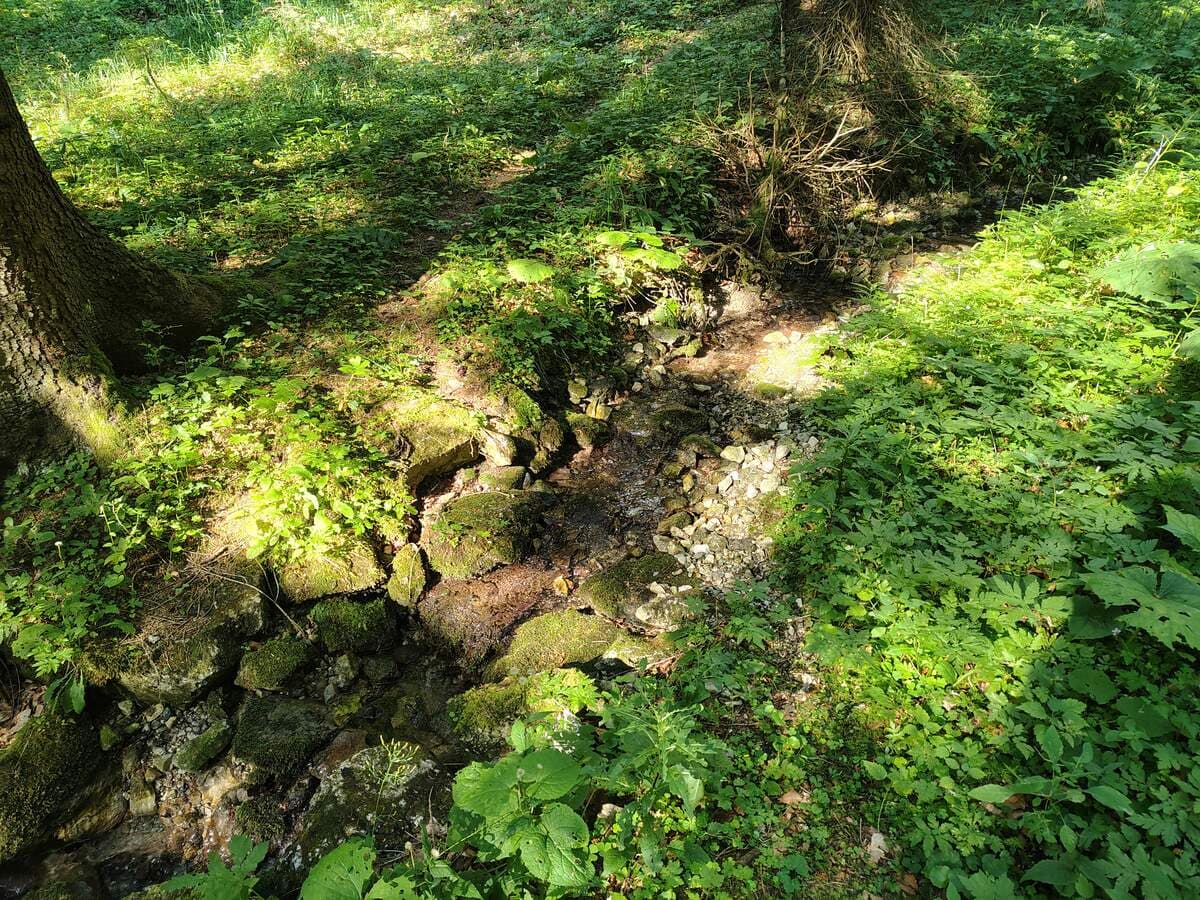 Verlauf, Krummbachüberquerung