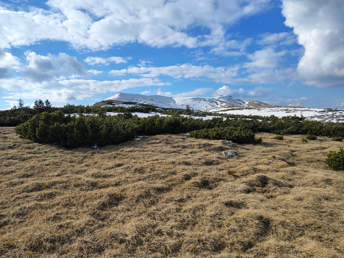 Ausstieg am Hochplateau