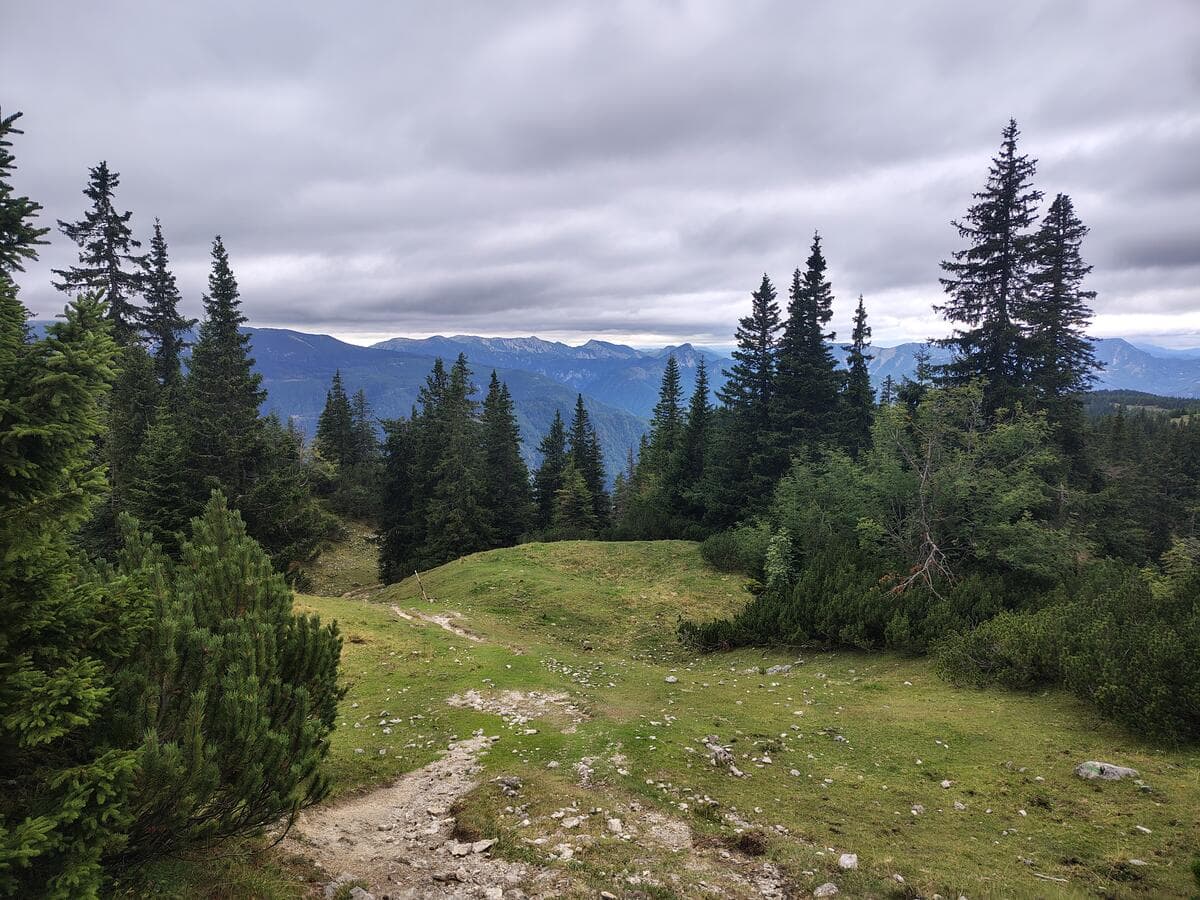 Rückblick zur Kreuzung von etwas weiter oben