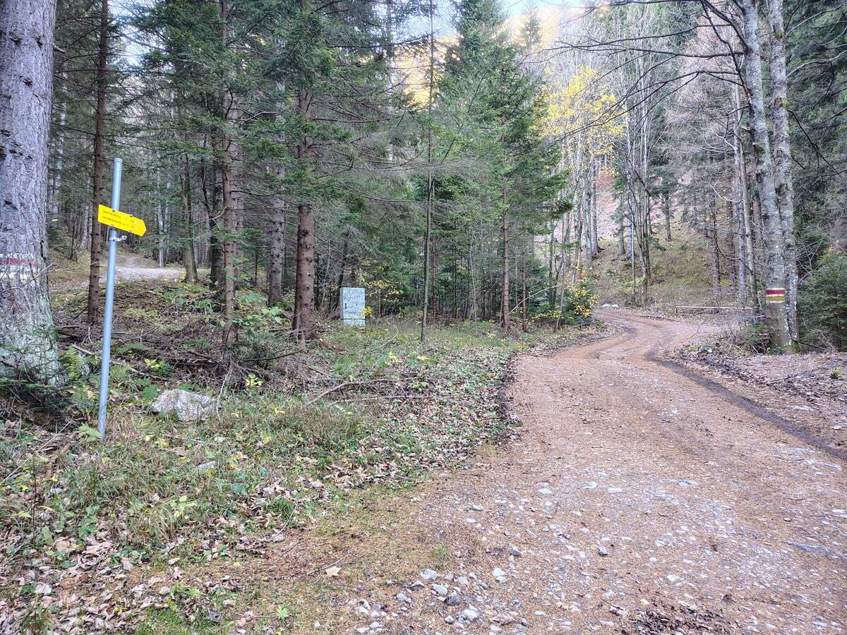 Einstieg / Beginn der Markierung