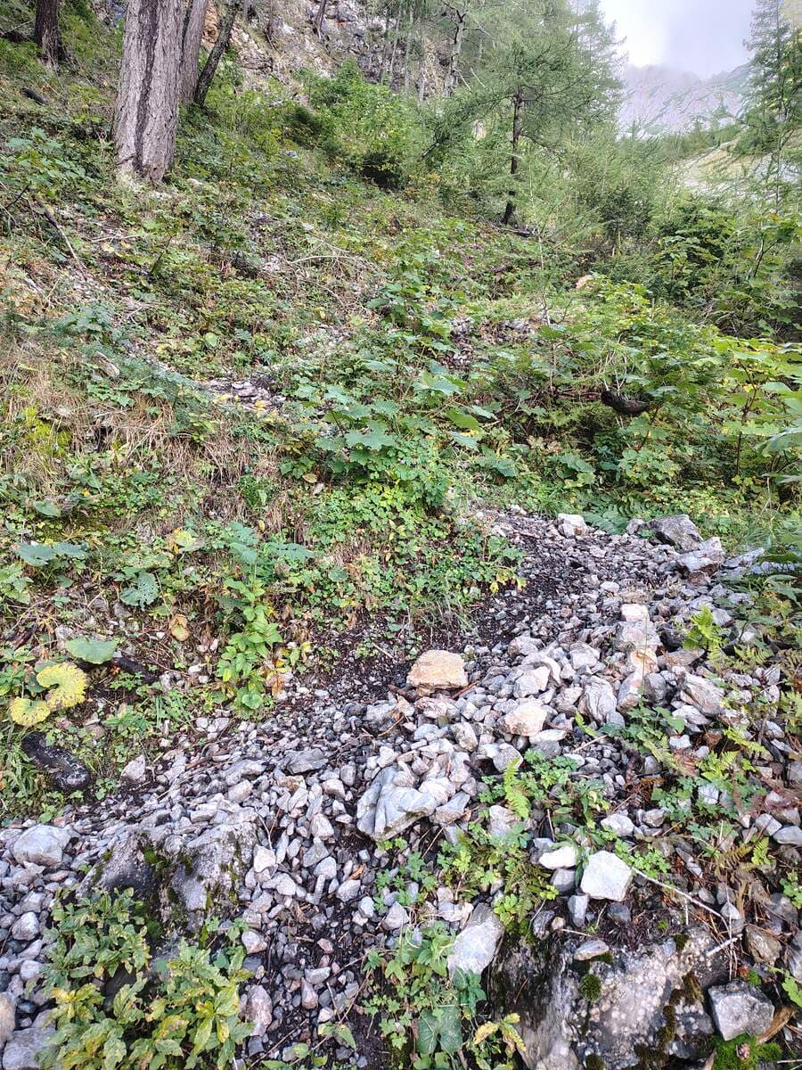 Verlauf einer solchen Seitengasse